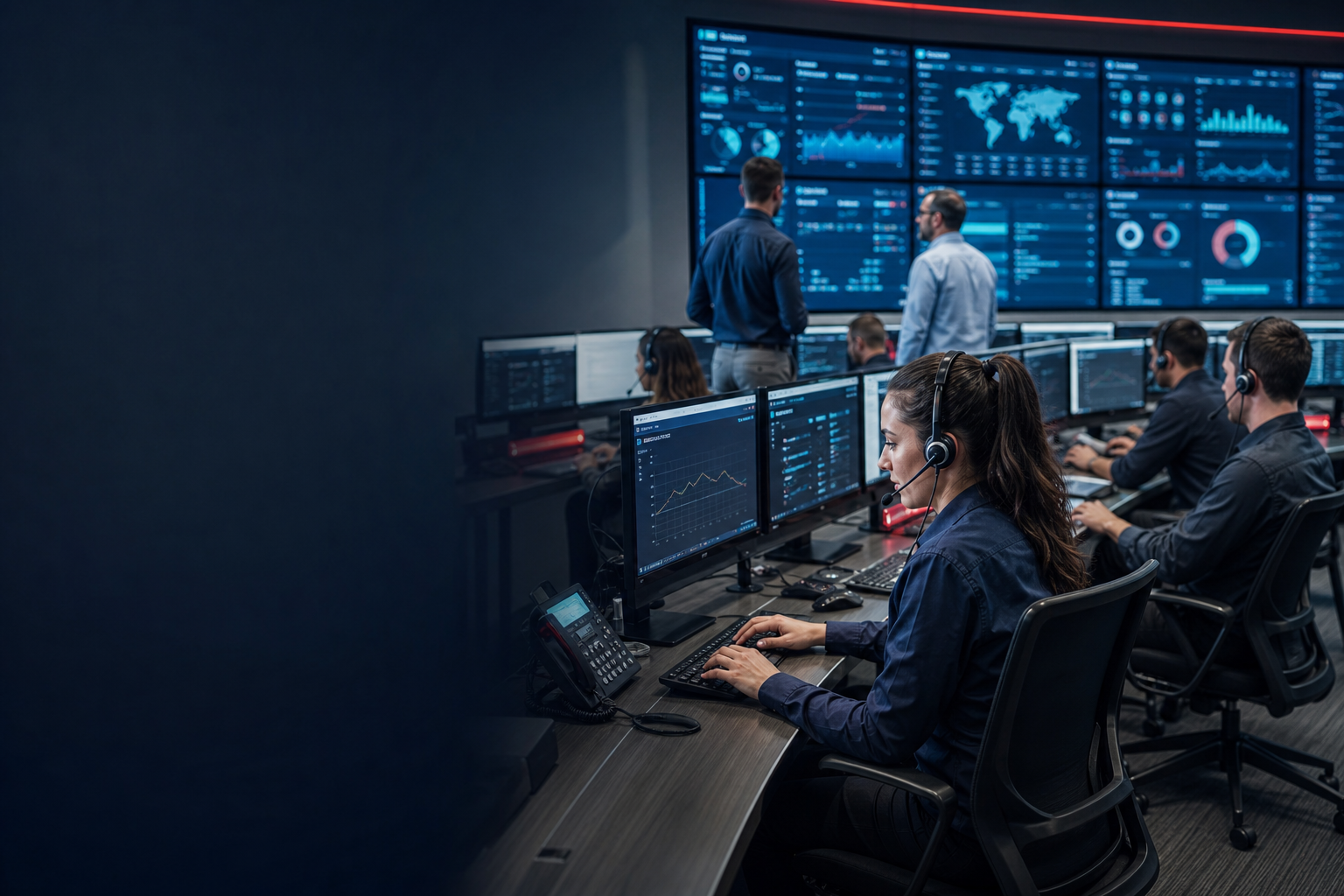 What is included in managed IT services - MSP operations center with help desk and monitoring