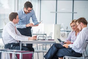 business man and business woman